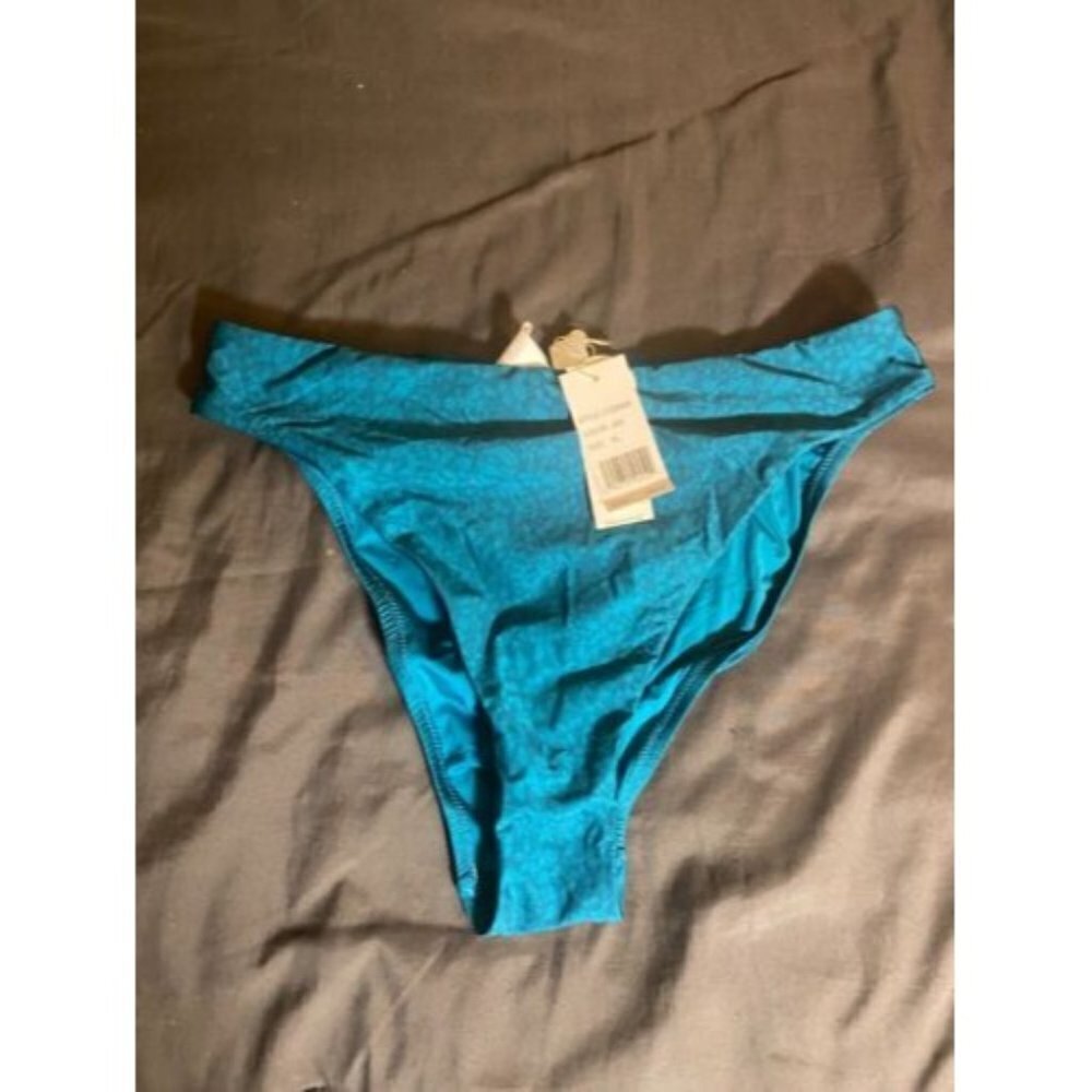 NWT New Citrus Womens Bikini Bottom Swimsuit Teal Size XL